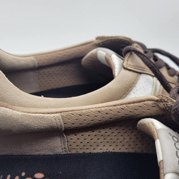 ECCO Women's Hydromax Tan White Golf Shoes Size 41 US 10 Round Toe - Picture 14 of 15